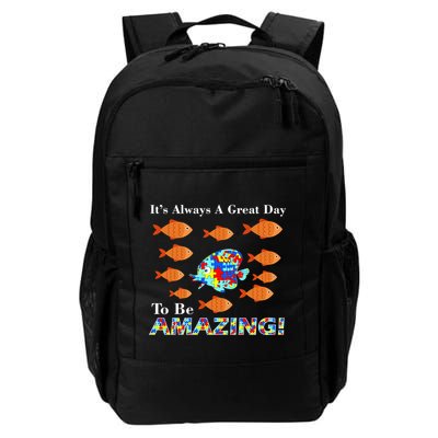 Autism It's Always A Great Day To Be Amazing Backpack
