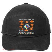 Autism It's Always A Great Day To Be Amazing 7-Panel Snapback Hat