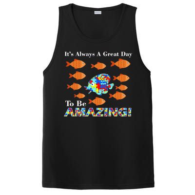 Autism It's Always A Great Day To Be Amazing PosiCharge Competitor Tank