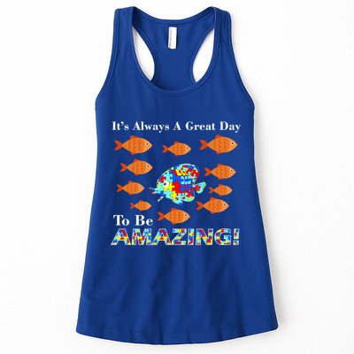 Autism It's Always A Great Day To Be Amazing Womens Tank Top