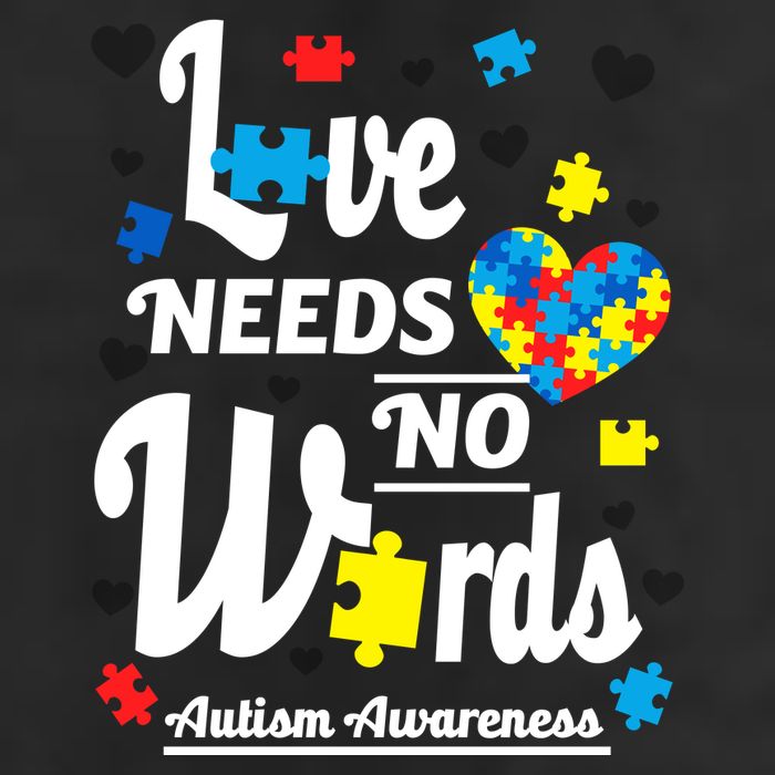 Autism Love Needs No Words 11oz C Handle Ceramic Mug