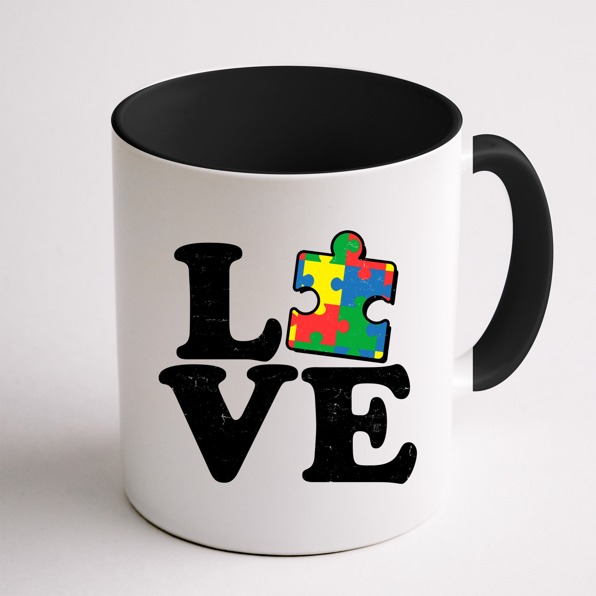 Autism Love Puzzle Piece Mug