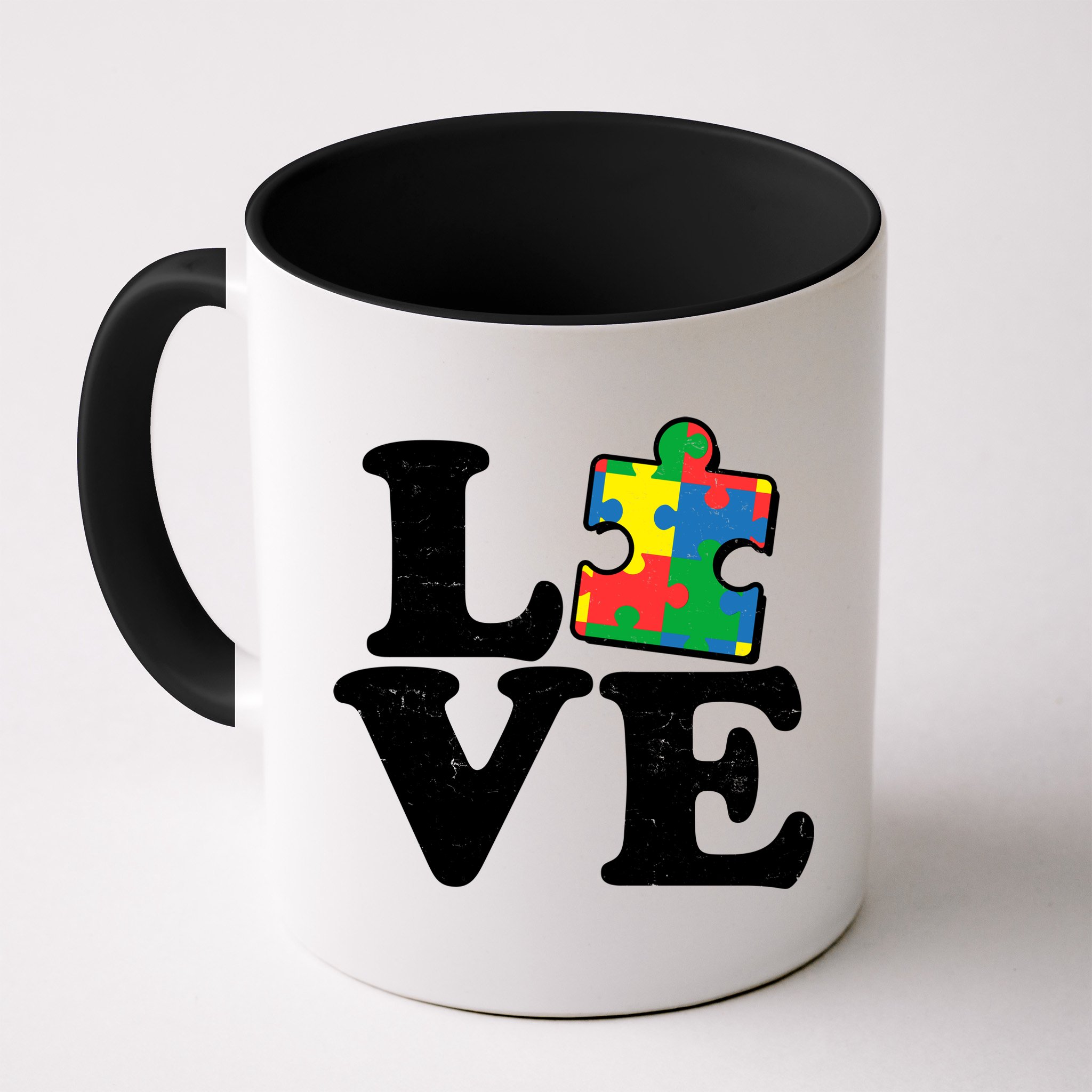 Autism Love Puzzle Piece Mug