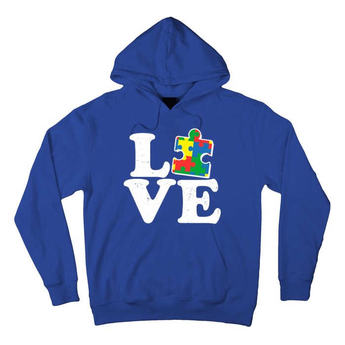 Autism Love Puzzle Piece Hoodie