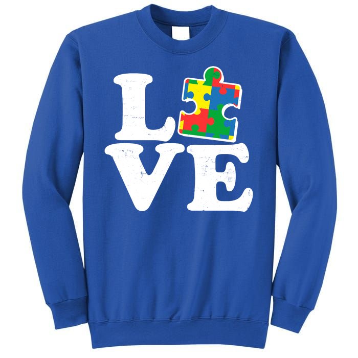 Autism Love Puzzle Piece Sweatshirt