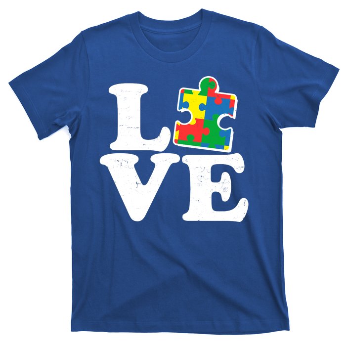 Autism Love Puzzle Piece T-Shirt