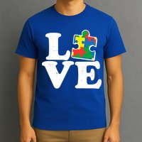 Autism Love Puzzle Piece T-Shirt