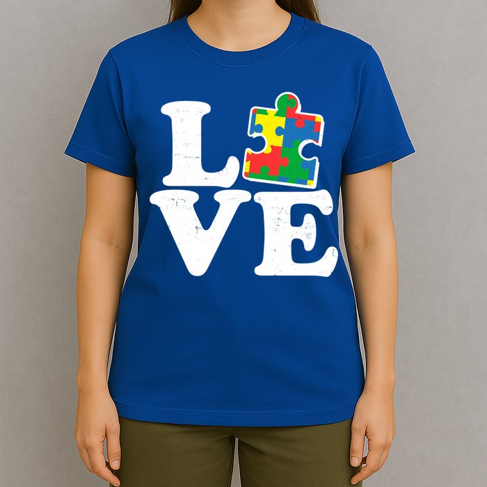 Autism Love Puzzle Piece T-Shirt