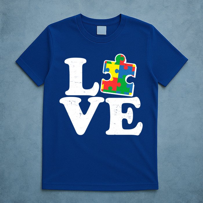 Autism Love Puzzle Piece T-Shirt