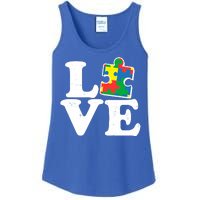 Autism Love Puzzle Piece Ladies Essential Tank