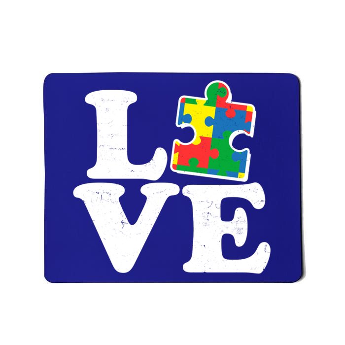 Autism Love Puzzle Piece Mousepad