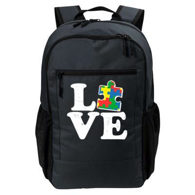 Autism Love Puzzle Piece Daily Commute Backpack