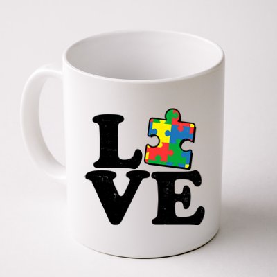 Autism Love Puzzle Piece Coffee Mug