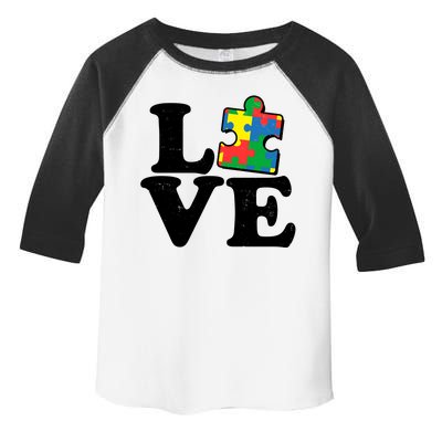 Autism Love Puzzle Piece Toddler Fine Jersey T-Shirt