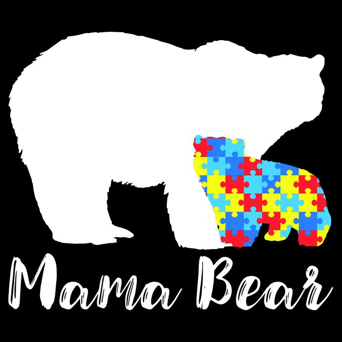 Autism Mama Bear Cooling Performance Crew T-Shirt