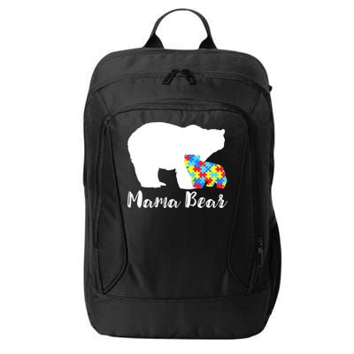 Autism Mama Bear City Backpack