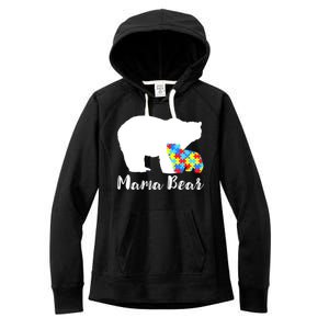 Autism Mama Bear Women's Fleece Hoodie