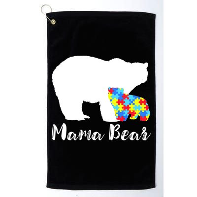Autism Mama Bear Golf Towel