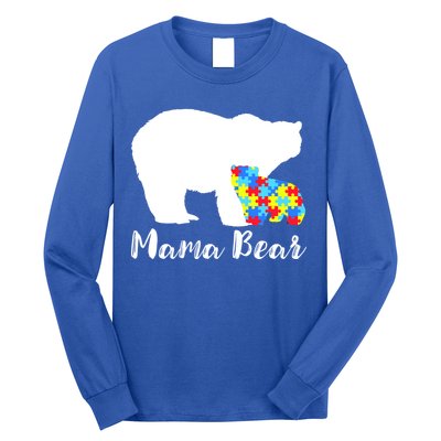 Autism Mama Bear Long Sleeve Shirt