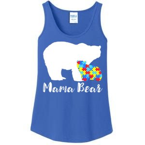 Autism Mama Bear Ladies Essential Tank