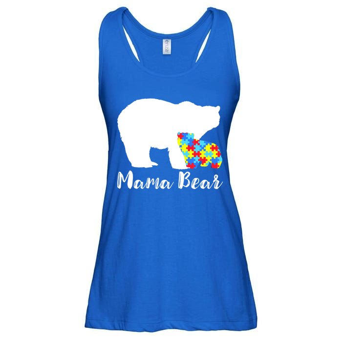 Autism Mama Bear Ladies Essential Flowy Tank