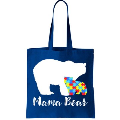 Autism Mama Bear Tote Bag