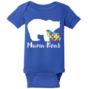 Autism Mama Bear Baby Bodysuit