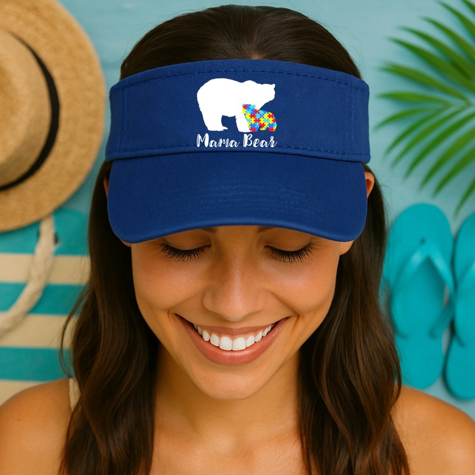 Autism Mama Bear Visor