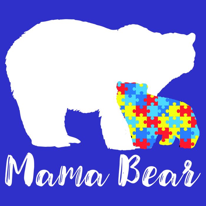 Autism Mama Bear Visor