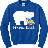 Autism Mama Bear Kids Sweatshirt