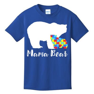 Autism Mama Bear Kids T-Shirt