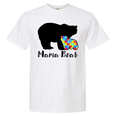 Autism Mama Bear Garment-Dyed Heavyweight T-Shirt