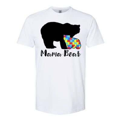 Autism Mama Bear Softstyle® CVC T-Shirt