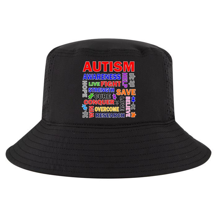 Autism Mashup Cool Comfort Performance Bucket Hat