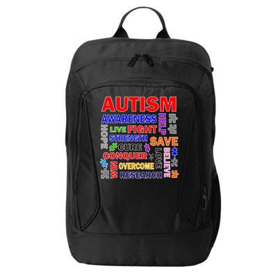 Autism Mashup City Backpack