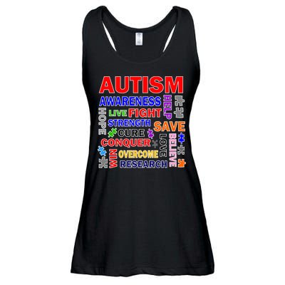 Autism Mashup Ladies Essential Flowy Tank