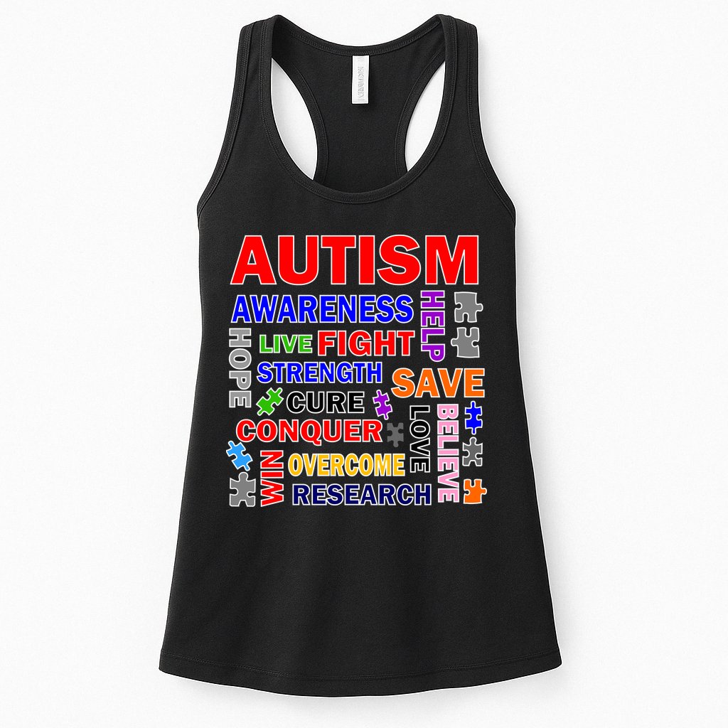Autism Mashup Womens Tank Top