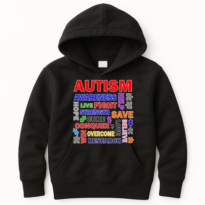 Autism Mashup Kids Hoodie