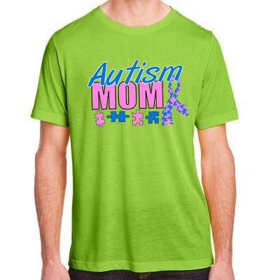 Autism Mom Awareness Ribbon Adult ChromaSoft Performance T-Shirt