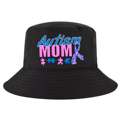 Autism Mom Awareness Ribbon Cool Comfort Performance Bucket Hat