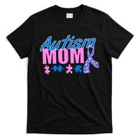 Autism Mom Awareness Ribbon T-Shirt