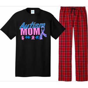 Autism Mom Awareness Ribbon Pajama Set