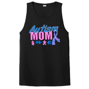 Autism Mom Awareness Ribbon PosiCharge Competitor Tank