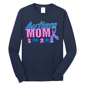 Autism Mom Awareness Ribbon Long Sleeve Shirt