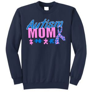 Autism Mom Awareness Ribbon Sweatshirt