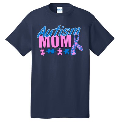 Autism Mom Awareness Ribbon Tall T-Shirt