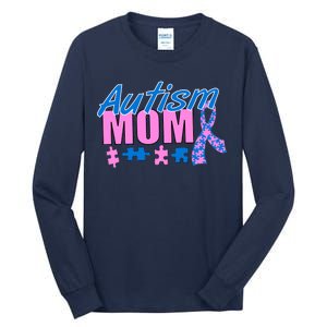 Autism Mom Awareness Ribbon Tall Long Sleeve T-Shirt