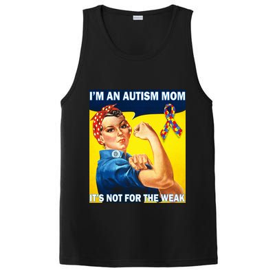 Autism Mom It's Not For The Weak PosiCharge Competitor Tank