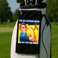 Autism Mom It's Not For The Weak Golf Towel