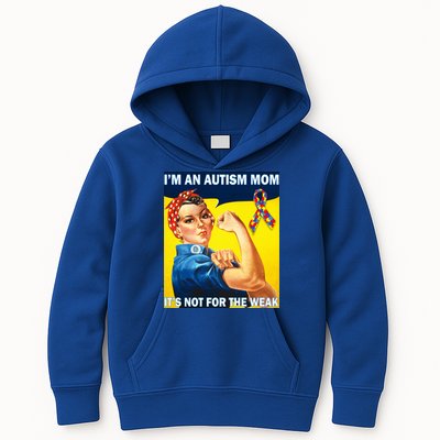 Autism Mom It's Not For The Weak Kids Hoodie